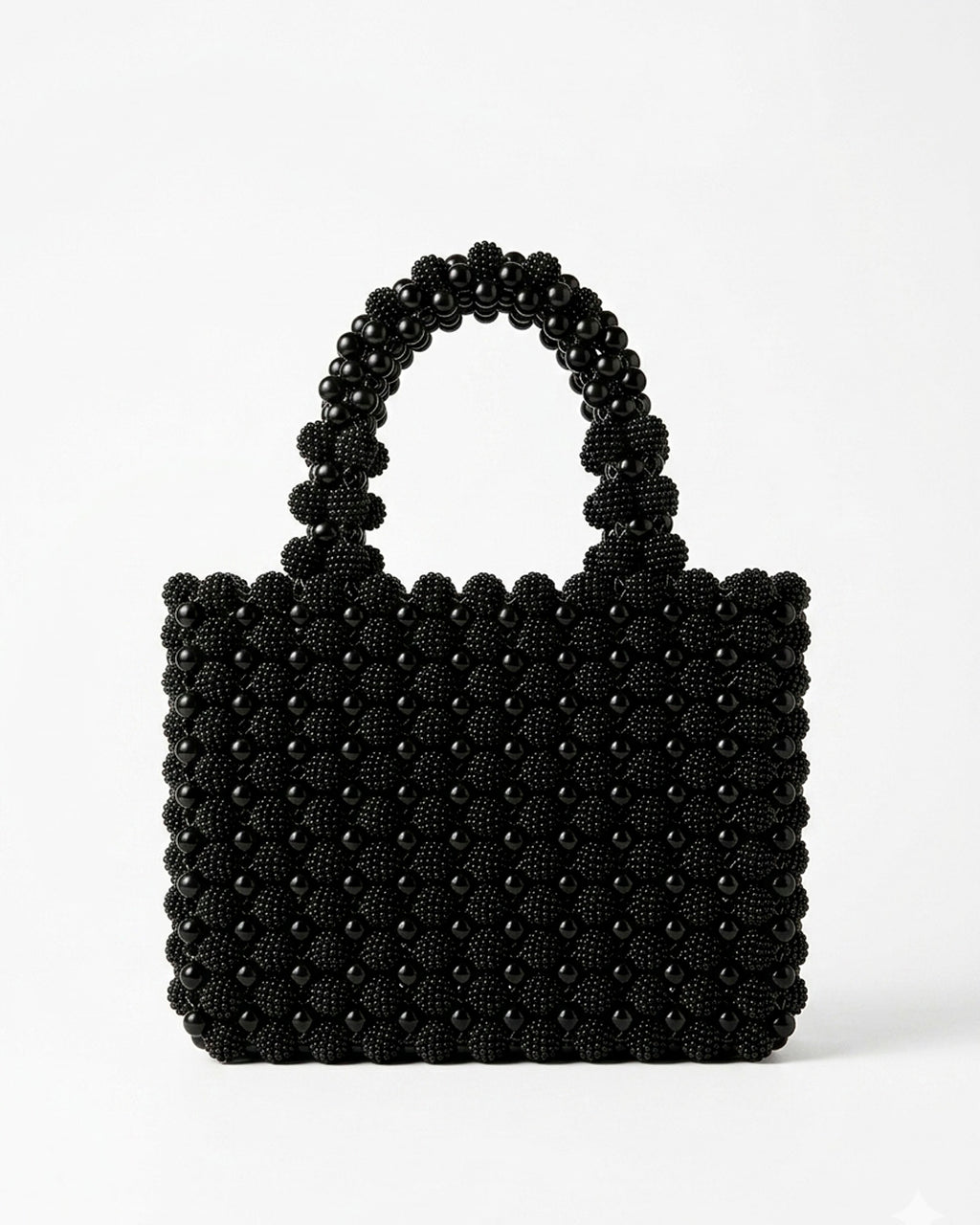 Bolso en perla mora negro