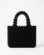 Bolso en perla mora negro