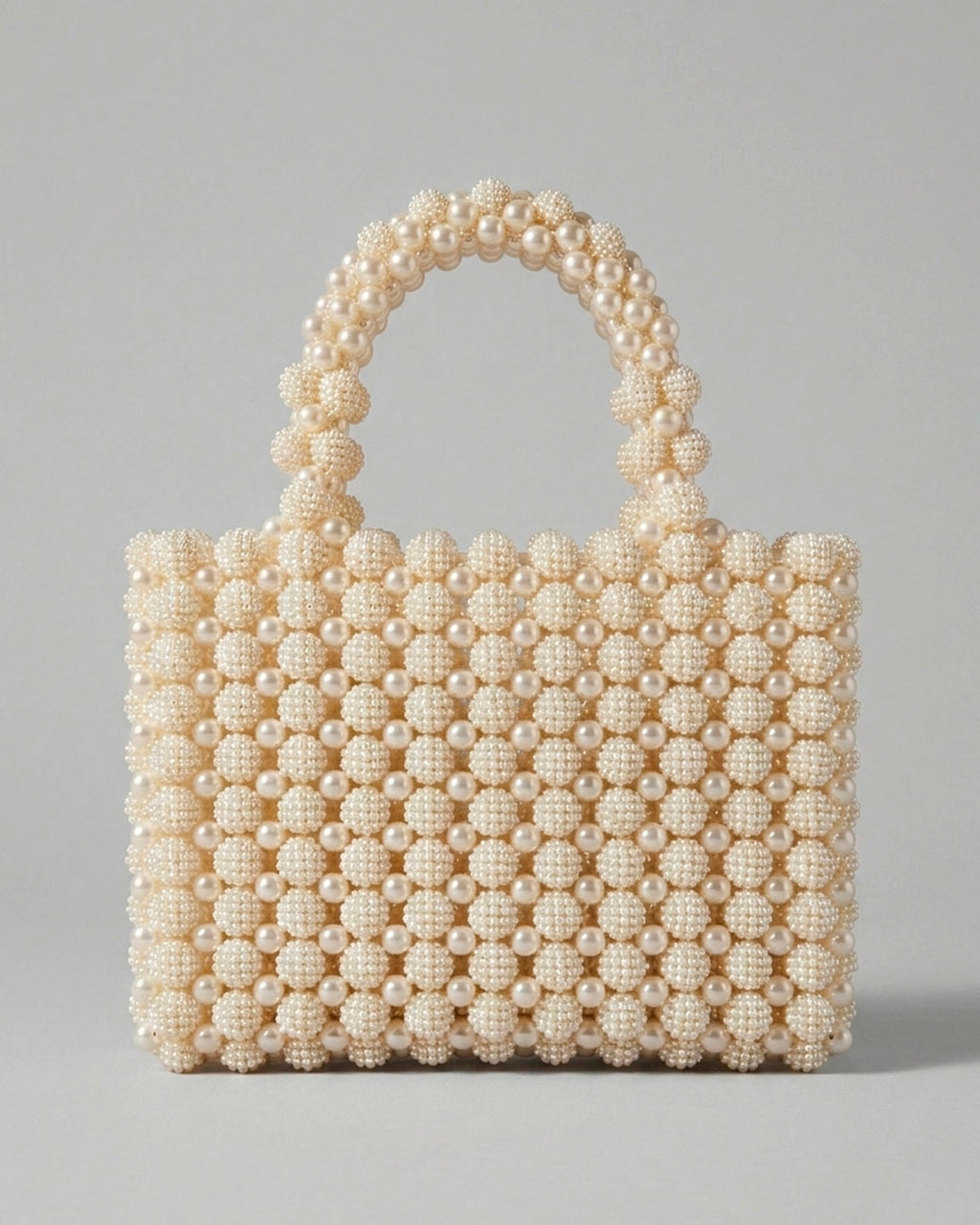 Bolso en perla mora beige