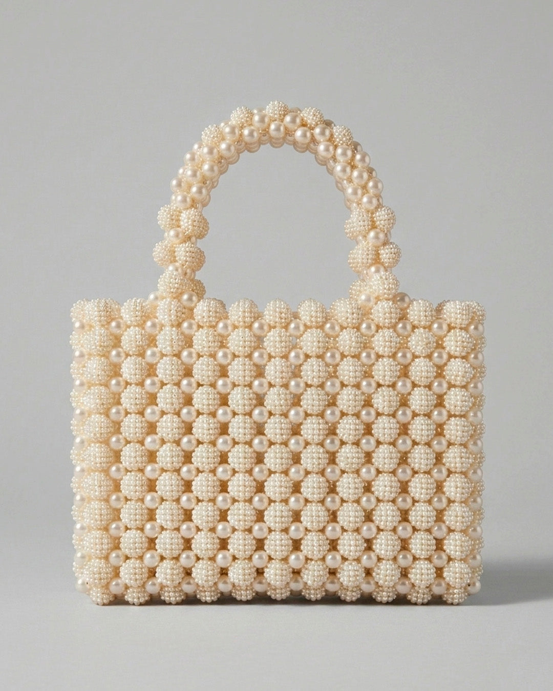 Bolso en perla mora beige