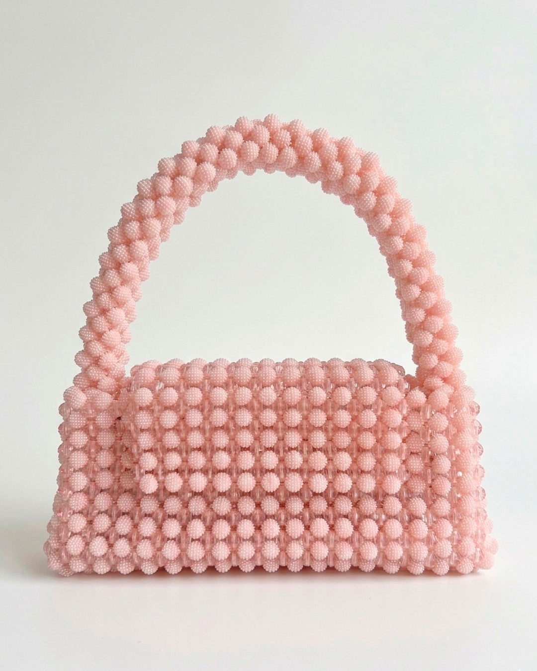 Bolso en perla mora rosa
