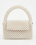 Bolso en perla ábaco beige